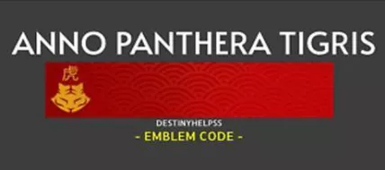 Destiny 2 Anno Panthera Tigris Emblem thumbnail