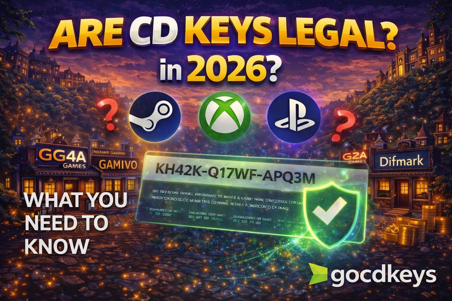 As CD Keys são legais? O que precisa de saber antes de comprar jogos digitais em 2026
