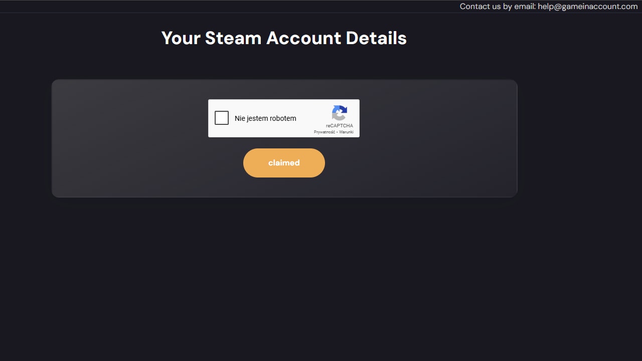 Página de ativação da Cdkeymart com captcha