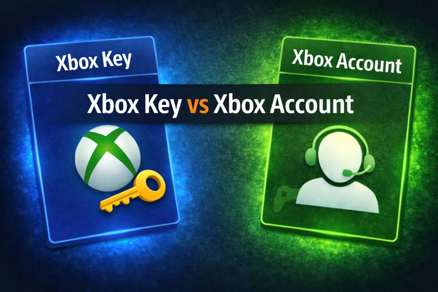 Xbox Key vs Xbox Account: qual escolher ao comprar jogos Xbox digitais?