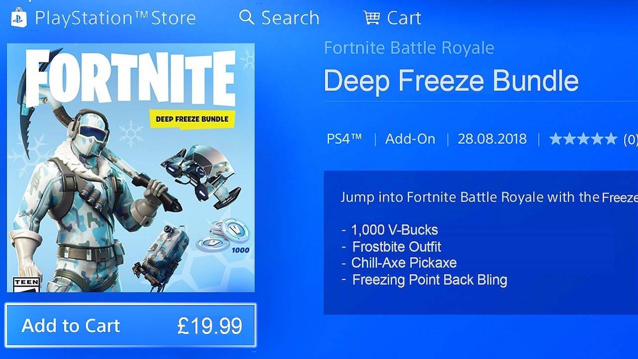 Fortnite' Is Getting a Special Retail Bundle Called Deep Freeze