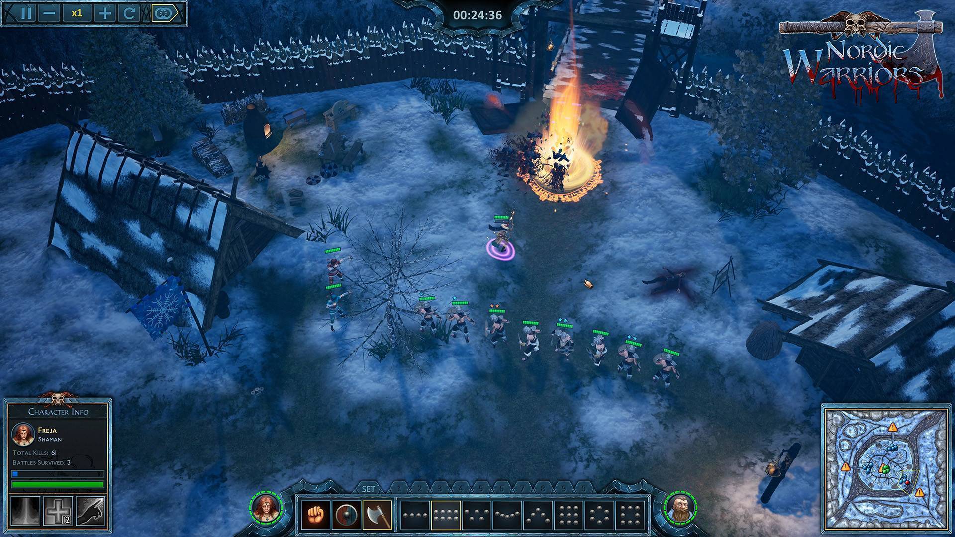 nordic warriors gameplay