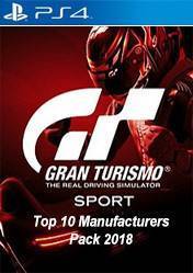 Gran Turismo Sport Top 10 Manufacturers Pack 2018