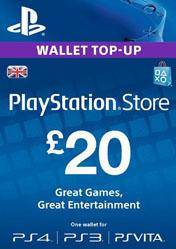 PlayStation Network Card 20 GBP UK 