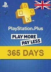PlayStation Plus 365 days card UK 