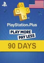 PlayStation Plus 90 days card US 