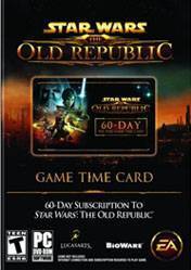 Star Wars: The Old Republic 60 Day Pre-Paid Time Card 
