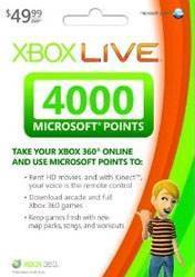 Xbox LIVE EU 4000 Points 